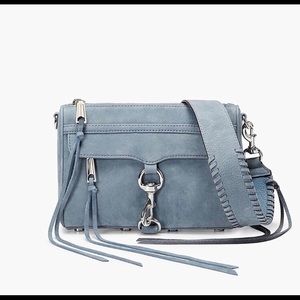 🍁RARE🍁Rebecca Minkoff | Blue Mac w Guitar Strap